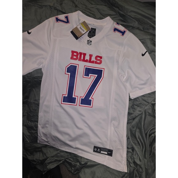 Josh Allen Nike Buffalo Bills White Tundra Football Jersey Mens Small NWT - Picture 6 of 10